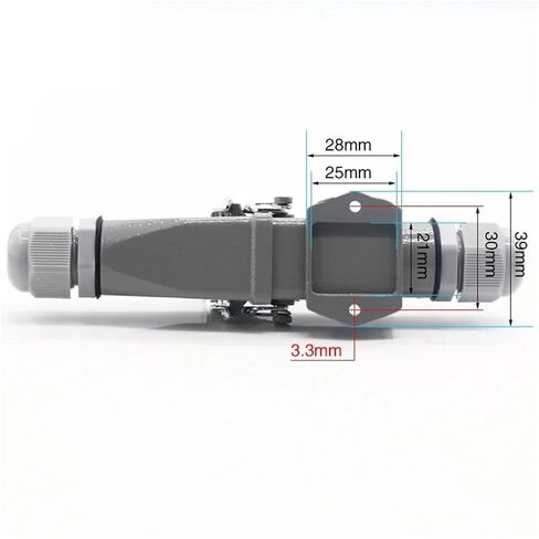 HDC-HA-4 Heavy Duty Connector 4/5/6/8 Core Pins Aviation Industry Waterproof Sand Proof Socket 250V 10A/16A(4core) in Saudi Arabia