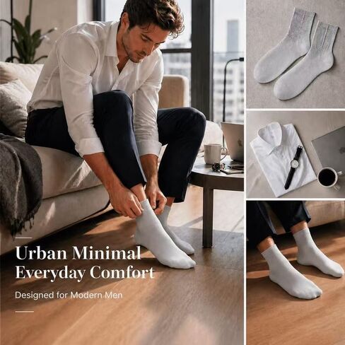 2 Pairs Men's Thin Cotton Ankle Socks 3282 in Kuwait