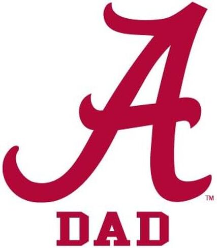 ملصق Alabama Crimson Tide DAD الشفاف من الفينيل لسيارة شاحنة Bama in Kuwait