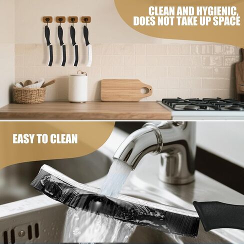 4Pcs Crevice Cleaning Brushes for Household Use, Grout Cleaner Brush, Hard Bristle Groove, Gap Cleaning Tool, Suitable for Areas Usually Difficult to Reach in Kuwait