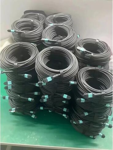 Optical Fiber Jumper OM4 MPO 12C TPU UPC multimode 12 core(450 Rice Double end Male Head B) in Saudi Arabia