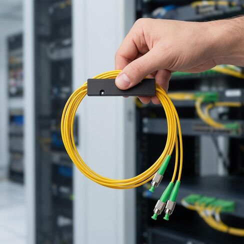 صندوق توزيع موصل الألياف الضوئية Toddmomy: فاصل بصري مدمج 1×2 LC لتعزيز تغطية الشبكة ونقل الإشارة في المنزل والمكتب in Kuwait