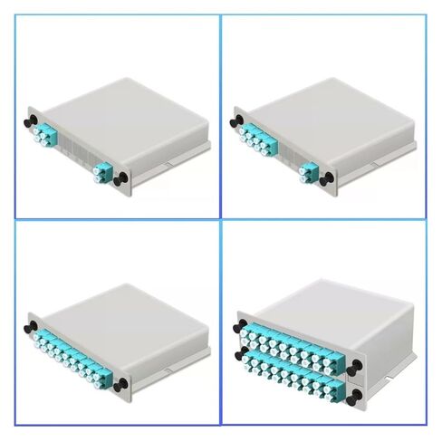1 قطعة LC المكونات في مقسم الألياف البصرية OM3 1x2 1x4 1x8 1x16 1x32 الألياف البصرية المقرنة مم FTTH 1*2 1*8 1*16(1x8) in Kuwait