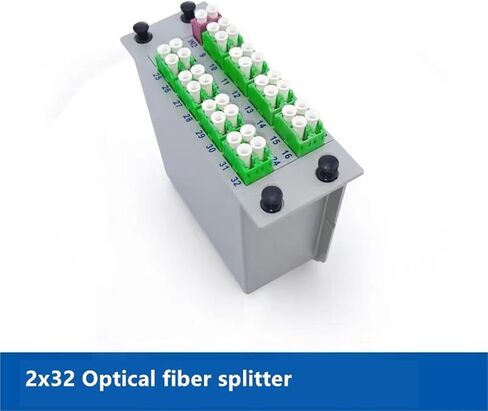 FCAPC SM LGX Box 2 x 32 LCAPC GEPON FTTH SC UPC جهاز تقسيم الألياف 2 x 32 أحادي الوضع PLC وصلة الألياف البصرية كاسيت اتصالات GPON(SC UPC) in Kuwait