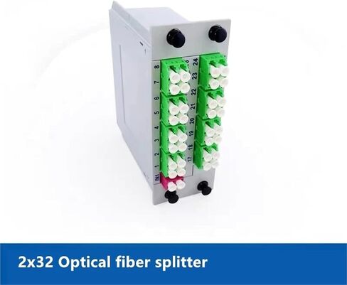 FCAPC SM LGX Box 2 x 32 LCAPC GEPON FTTH SC UPC جهاز تقسيم الألياف 2 x 32 أحادي الوضع PLC وصلة الألياف البصرية كاسيت اتصالات GPON(SC UPC) in Kuwait