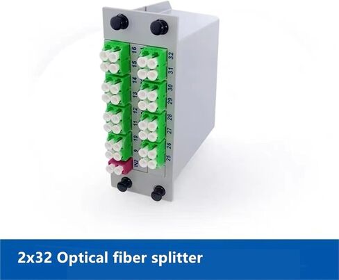 FCAPC SM LGX Box 2 x 32 LCAPC GEPON FTTH SC UPC جهاز تقسيم الألياف 2 x 32 أحادي الوضع PLC وصلة الألياف البصرية كاسيت اتصالات GPON(SC UPC) in Kuwait
