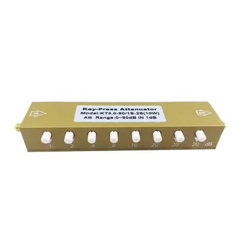 SMA Button-Adjustable attenuator, 0-30/60/90dB Steps(KT4.0-30/1S-2S(5W)) in Kuwait