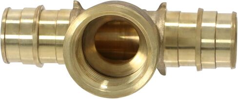 تي شيرت XFITTING Pex A 3/4 x Pex A 3/4 بوصة x 3/4 أنثى NPT، تي شيرت Pex A أنثى NPT، 29-6-4=2XX، قطعتان in Kuwait