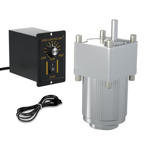 25Watts 110V AC Variable Speed Gear Reducer Motor High Torque 180rpm & Speed Controller, AC Electric Motor with Gearbox, Reversible Single-Phase Small Gear Reduction Motor in Kuwait