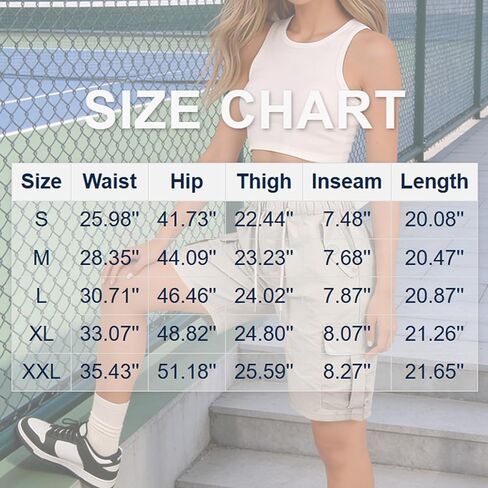 Bermuda Shorts for Women Summer Cargo Shorts with Pockets Outdoor Quick Dry Hiking Short Drawstring Golf Short in Kuwait