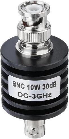 المخفف DC-3 جيجا هرتز / 4 جيجا هرتز 10 وات BNC ذكر إلى أنثى المخفف الثابت Q9 موصل 1db.3db.5db.6db.10db.15db.2db.30db، 40db 50Ohm(50dB، DC-4 جيجا هرتز) in Kuwait