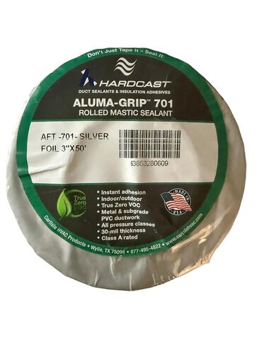 بواسطة كارلايل 304079 Aluma-Grip 701 Mastic Duct Sealant 3 "x 50' Roll in Kuwait