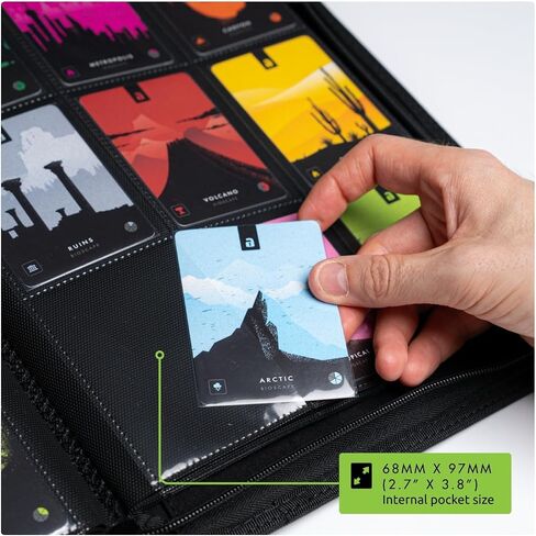Vault X 9 Pocket Exo-Tec Zip Binder Blue + 400 Penny Sleeves Gift Bundle in Kuwait