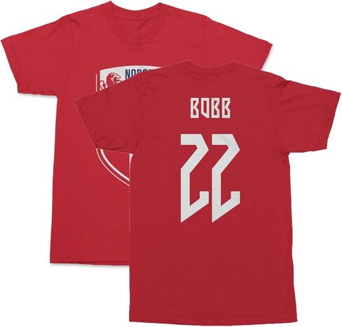 Norway 2026 Bobb 22 Two-Sided Jersey Style Unisex T-Shirt in Kuwait