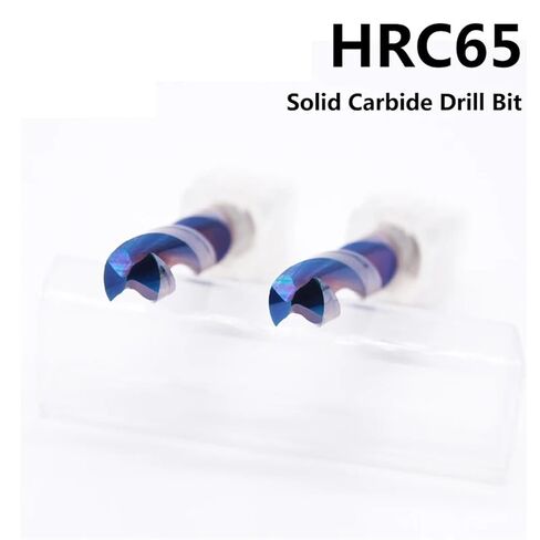 1Pcs 1mm-16mm HRC65 Solid Carbide Drill Bits, Blue Spiral Flute Twist Drill Bit for Hard Alloy Stainless Tool(3.3mm 1pc) in Kuwait