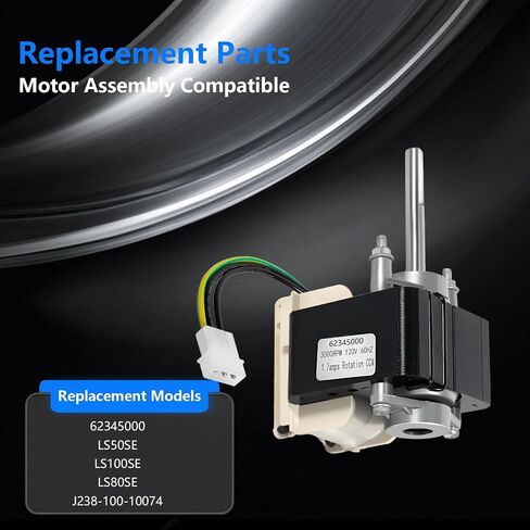 WRSXG 62345000 for LS100SE, LS80SE, LS50SE, Bathroom Fan Motor High Performance Replacement Quiet Efficient Bathroom Ventilation Fan Motor in Kuwait
