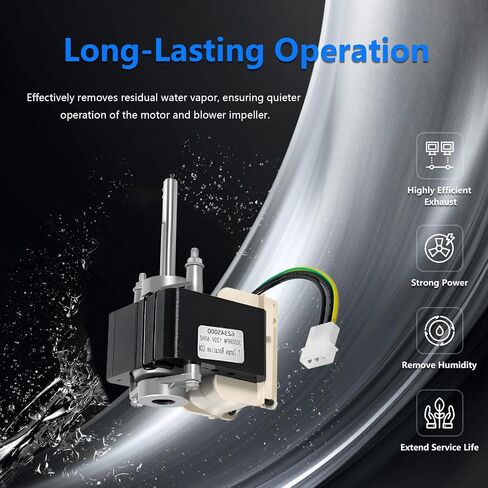 WRSXG 62345000 for LS100SE, LS80SE, LS50SE, Bathroom Fan Motor High Performance Replacement Quiet Efficient Bathroom Ventilation Fan Motor in Kuwait
