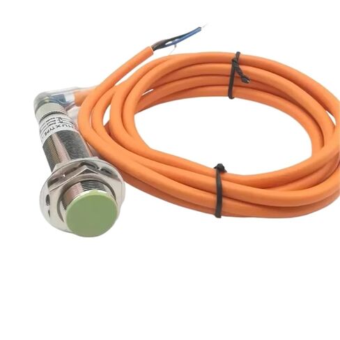 PNP M18 5mm Detection Distance Flush Type with Bend Connector Inductive Proximity Sensor Switch(NPN NO) in Kuwait