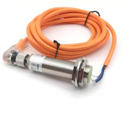 PNP M18 5mm Detection Distance Flush Type with Bend Connector Inductive Proximity Sensor Switch(NPN NO) in Kuwait