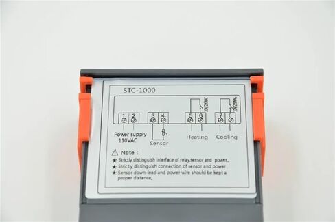 جهاز التحكم في درجة الحرارة متعدد الأغراض + مستشعر 2 مرحل ترموستات Stc-1000 220 فولت in Kuwait