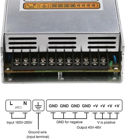 Switching Power Supply 800W Input AC 180V 260V Output 48V 16A Power for CNC Router Engraving Machine in Kuwait