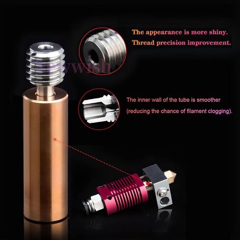Ender 3 CR-10 Bi-Metal Heatbreak,Ender 3 V2 Upgrade All Metal BiMetal Heatbreak for Ender 3/V2/Pro/Ender 5/Plus/CR10/10S/S4/S5/CR10/V2/V3/Neptune 3 Pro/Plus/Max/Neptune 4/4 Pro Hotend.(1PC) in Kuwait
