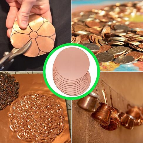 T2 Copper Round Plate is Suitable for DIY Handicraft Building Decoration Machinery,Thickness 0.3mm,0.3×20mm in Kuwait
