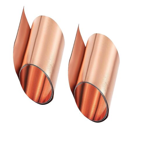 Pure Copper Metal Foil Roll, Thickness 0.1mm x Width100mm x 1000mm Length, Copper Sheet Roll Copper Strip 2pcs in Kuwait