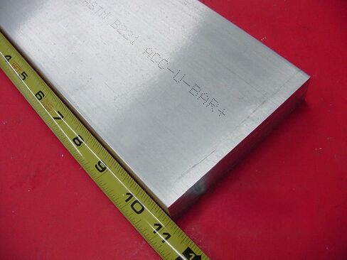 1"x 4" Aluminum Flat BAR 11" Long +.07"/-0 Solid 6061 T6511 Extruded Plate Mill Stock in Kuwait