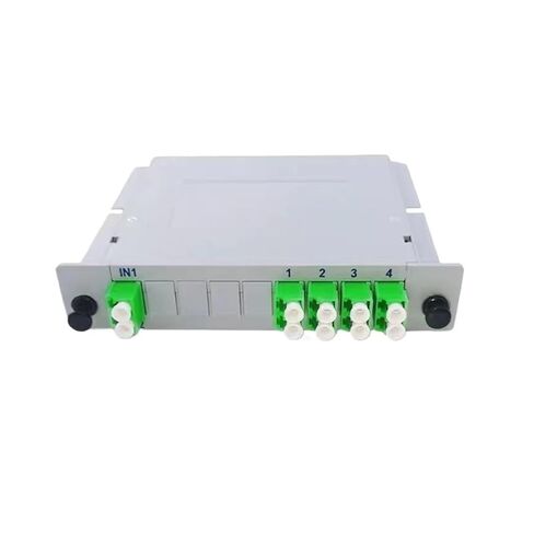 2pcs 2 * 8 plug-in LC A optical fiber splitter 2x8 FC SC A UPC splitter box type cassette(SC A) in Kuwait
