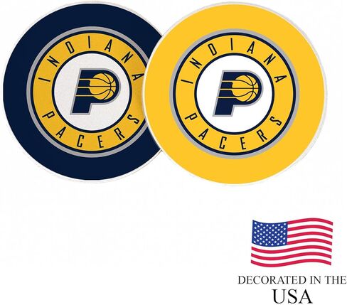 Desert Cactus Indiana Pacers Car Accessories NBA Basketball League Absorbent Sandstone Cup Coasters Licensed Product Set of 2 (Car Coaster A) in Kuwait