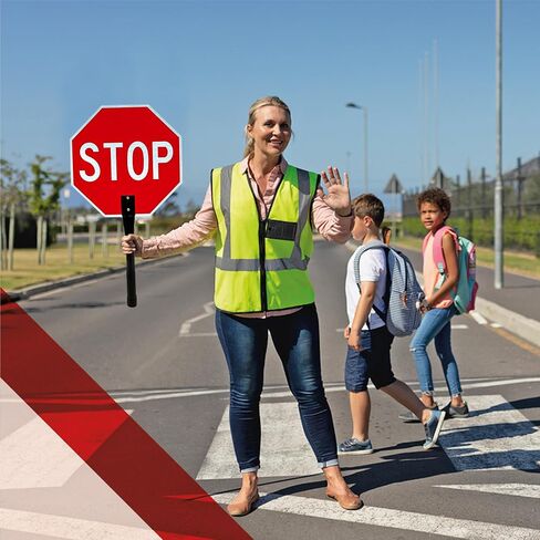12x12 inch Handheld Stop Sign with Metal Handle -Aluminum Stop Sign- 2 Pack in Kuwait