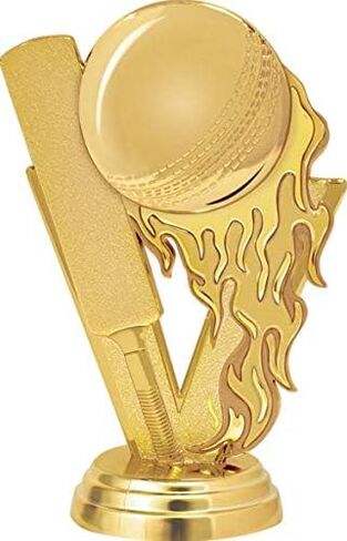 Crown Awards Personalized Cricket Trophy, 11" Blue Cricket Trophy Award, Customize Now Prime in Kuwait