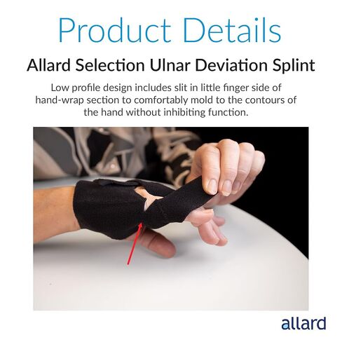 Allard Selection Ulnar Deviation Splint (Right, Medium 7.5" - 8.75") in Kuwait