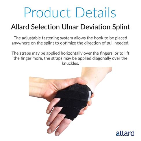 Allard Selection Ulnar Deviation Splint (Right, Medium 7.5" - 8.75") in Kuwait