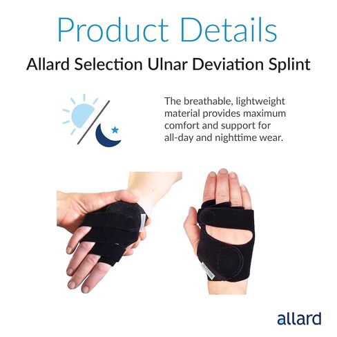Allard Selection Ulnar Deviation Splint (Right, Medium 7.5" - 8.75") in Kuwait
