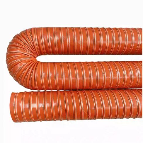 Flexible Silicone Brake Ducting Hose - High-Temperature Resistant Duct Pipe for Conditioning & Ventilation Systems(L2mx70mm) in Kuwait