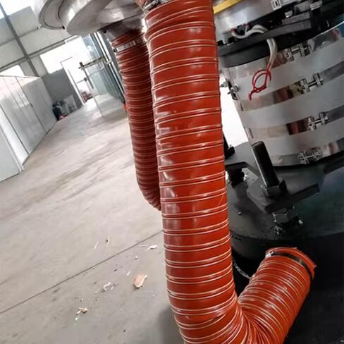 Flexible Silicone Brake Ducting Hose - High-Temperature Resistant Duct Pipe for Conditioning & Ventilation Systems(L2mx70mm) in Kuwait