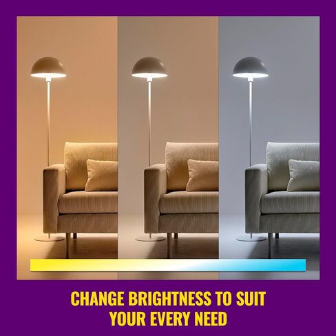 WiZ Connected 65W BR30 LED Smart Light Bulbs - 4 Pack - Connects to Your Wi-Fi - E26 Smart Bulb - Control with Voice or App + Activate with Motion - Matter Compatible in Kuwait