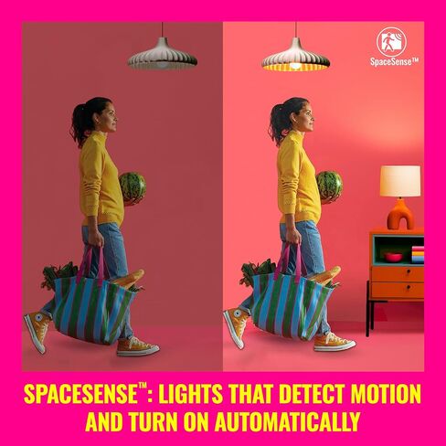 WiZ Connected 65W BR30 LED Smart Light Bulbs - 4 Pack - Connects to Your Wi-Fi - E26 Smart Bulb - Control with Voice or App + Activate with Motion - Matter Compatible in Kuwait