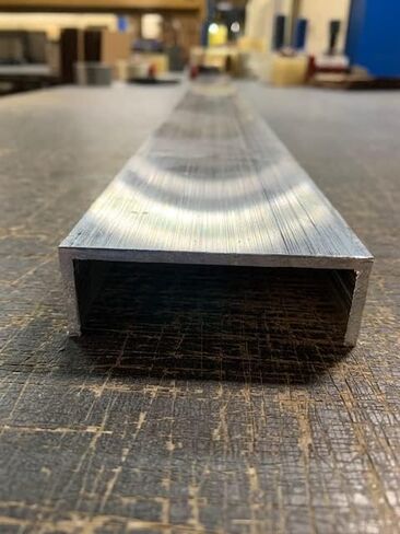 1/8" Thick x 1" x 3" 6063-T52 Aluminum Channel, Sharp Corner Channel (10) in Kuwait