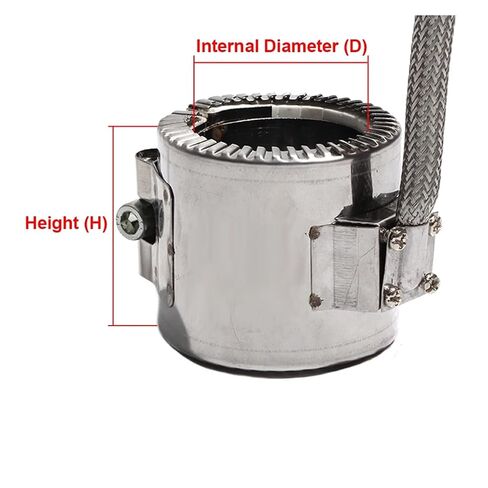 60mm Inner Diameter 30~50 Height Ceramic Band Heater 110V/220V/380V 250W/300W/330W/380W/420W Heating Element(380V,330W 60x40mm DxH) in Kuwait