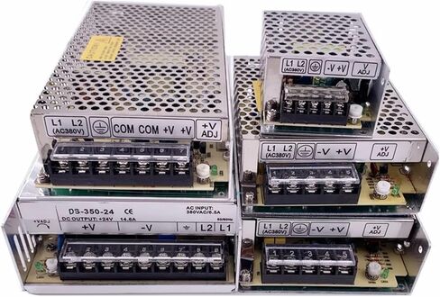 مدخلات 380VAC تحويل التيار الكهربائي AC-DC 35W مصدر طاقة ثلاثي الطور 12VDC 24VDC مناسب لإضاءة LED DS-35W (24V 1.5A) in Kuwait