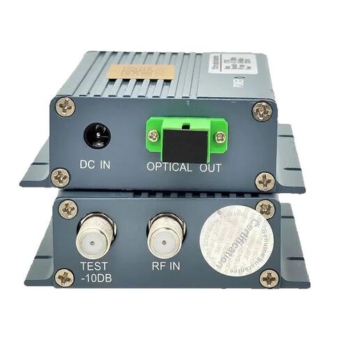جهاز إرسال بصري FTTH CATV 1550nm مخرج 10 ميجاوات، تحكم تلقائي AGC 47-1218 ميجا هرتز مدخل RF، نوع صغير (SC APC US) in Kuwait