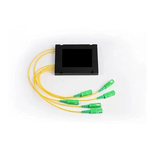 3 قطع 2x4 PLC وحدة تقسيم الألياف البصرية 2x4 صندوق من النوع SC FC St LC، نوع الضفائر، كاسيت، مقرنة FTTH أصفر 2:4(LC) in Kuwait