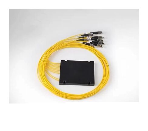 3pcs 2x8 Fiber Optic PLC Splitter 2*8 Box Type SC FC ST LC Pigtails Type Cassette FTTH Coupler Yellow 2:8(SC A) in Kuwait