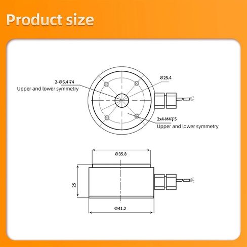 Column Load Cell Sensor 5KG-500KG 1T 2T HX711 AD Module Weight Electronic Scale 1Pcs(Range 0-50KG) in Kuwait