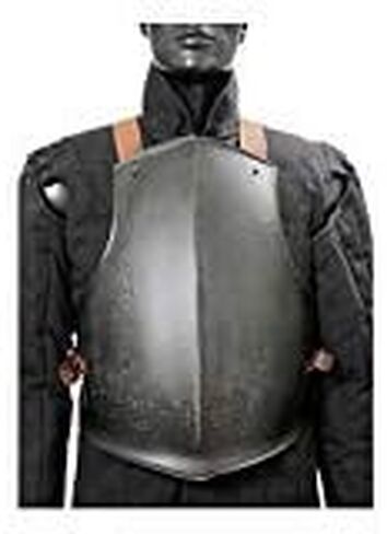 Medieval Ready for Battle Breast Plate Body Armour Dark One Size Black in Kuwait