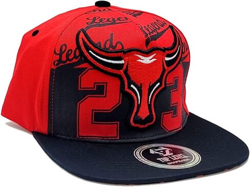Legend 23 New Leader Top Level Greatest Longhorn Stacked Red Black Era Snapback Hat in Kuwait