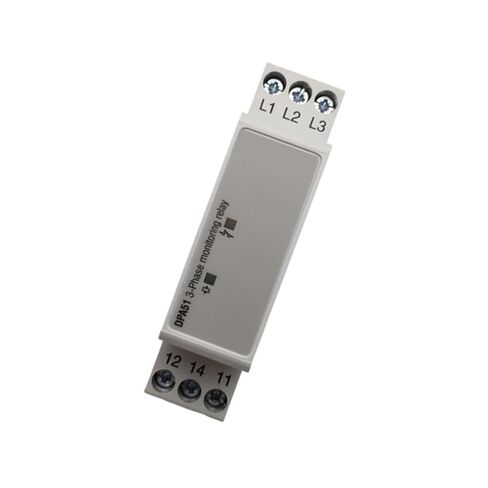 Three Phase Voltage Monitoring Relay DPA51CM44B003 for Motor Protection, DIN Rail, Adjustable On Off Delay in Kuwait